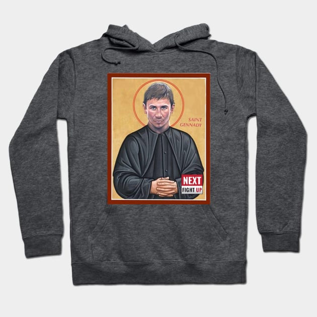 Saint Gennady - Pray For Us Hoodie by NextFightUpApparel